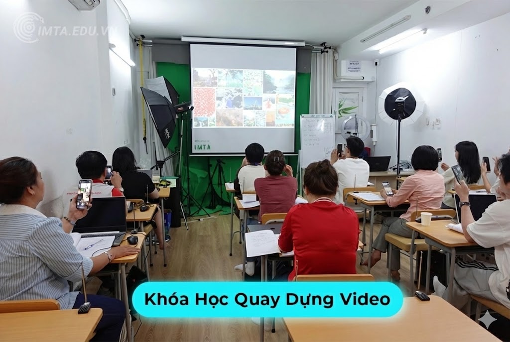 Khóa học quay dựng video bằng điện thoại tại IMTA